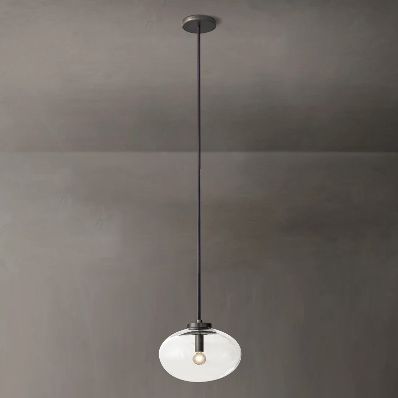 Crebat Clear Glass Pendant