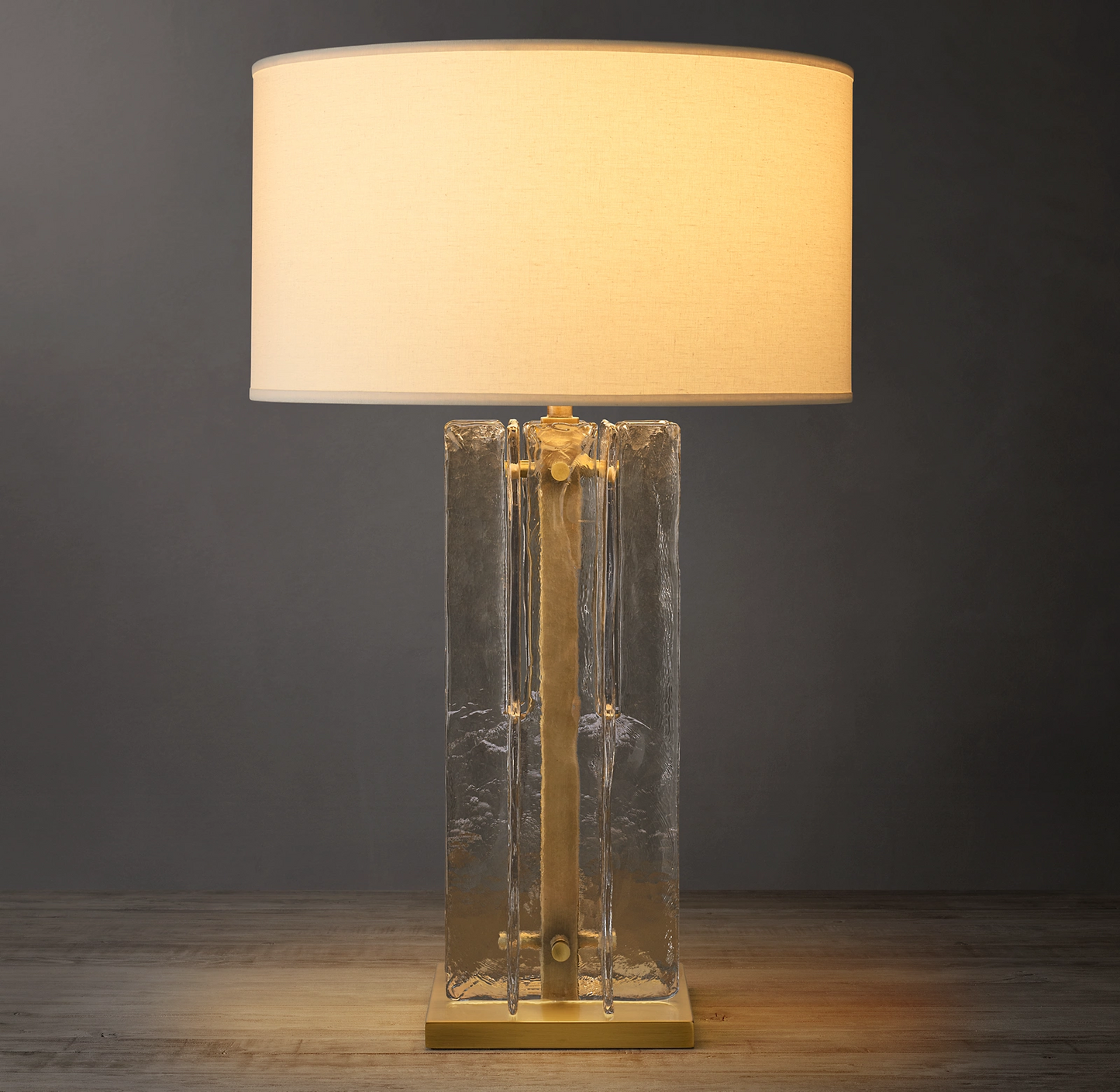 Cattica Clear Glass Table Lamp