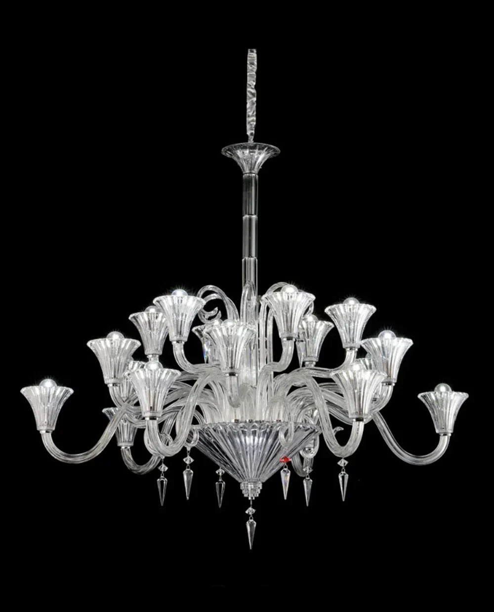 18 Lights Crystal Lighting - Lightings Menu
