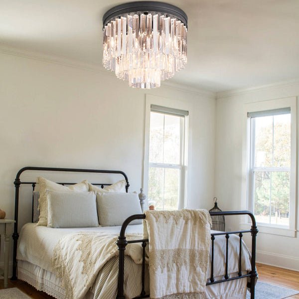 1920s Odeom Round Flushmount - Lightings Menu