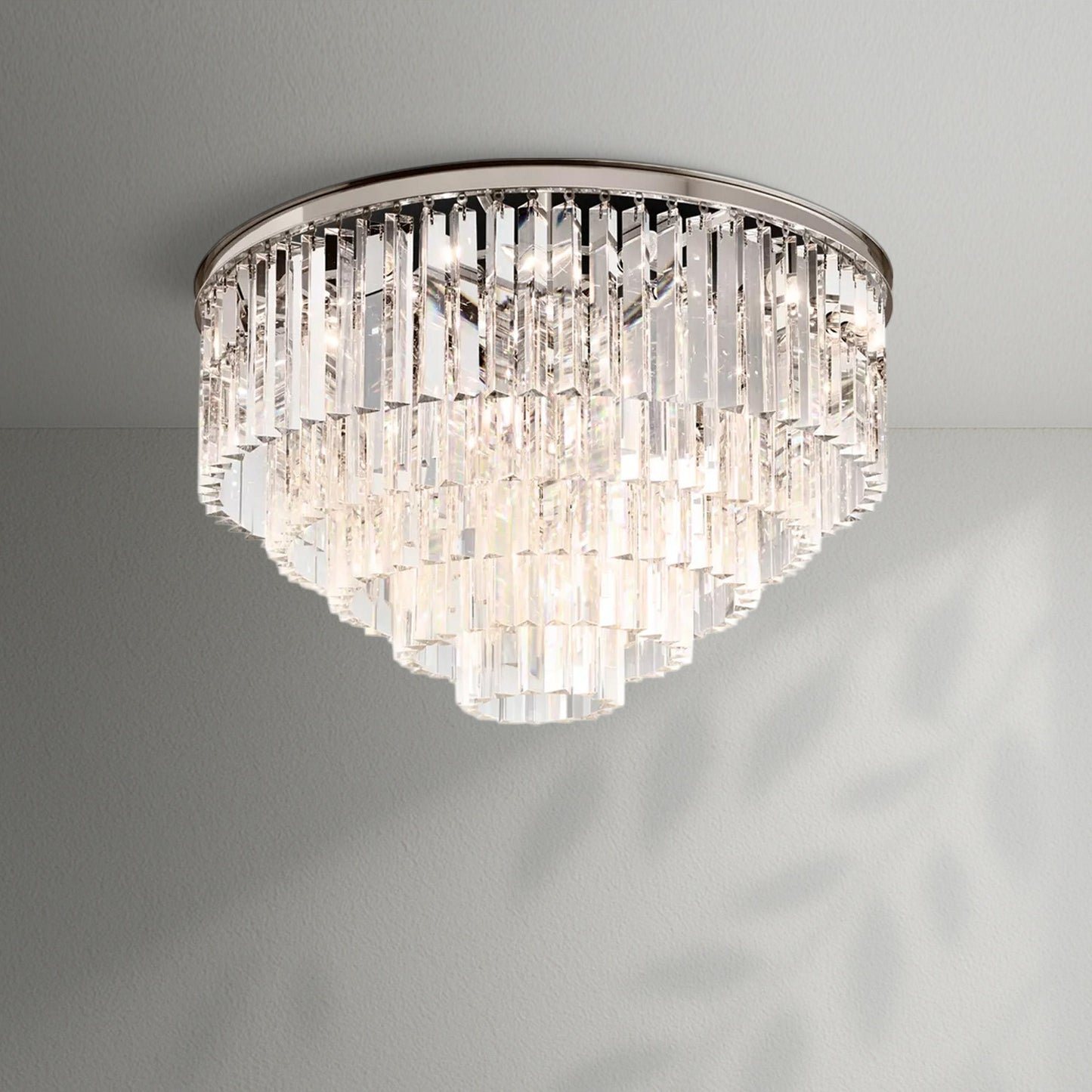 1920s Odeom Round Flushmount - Lightings Menu