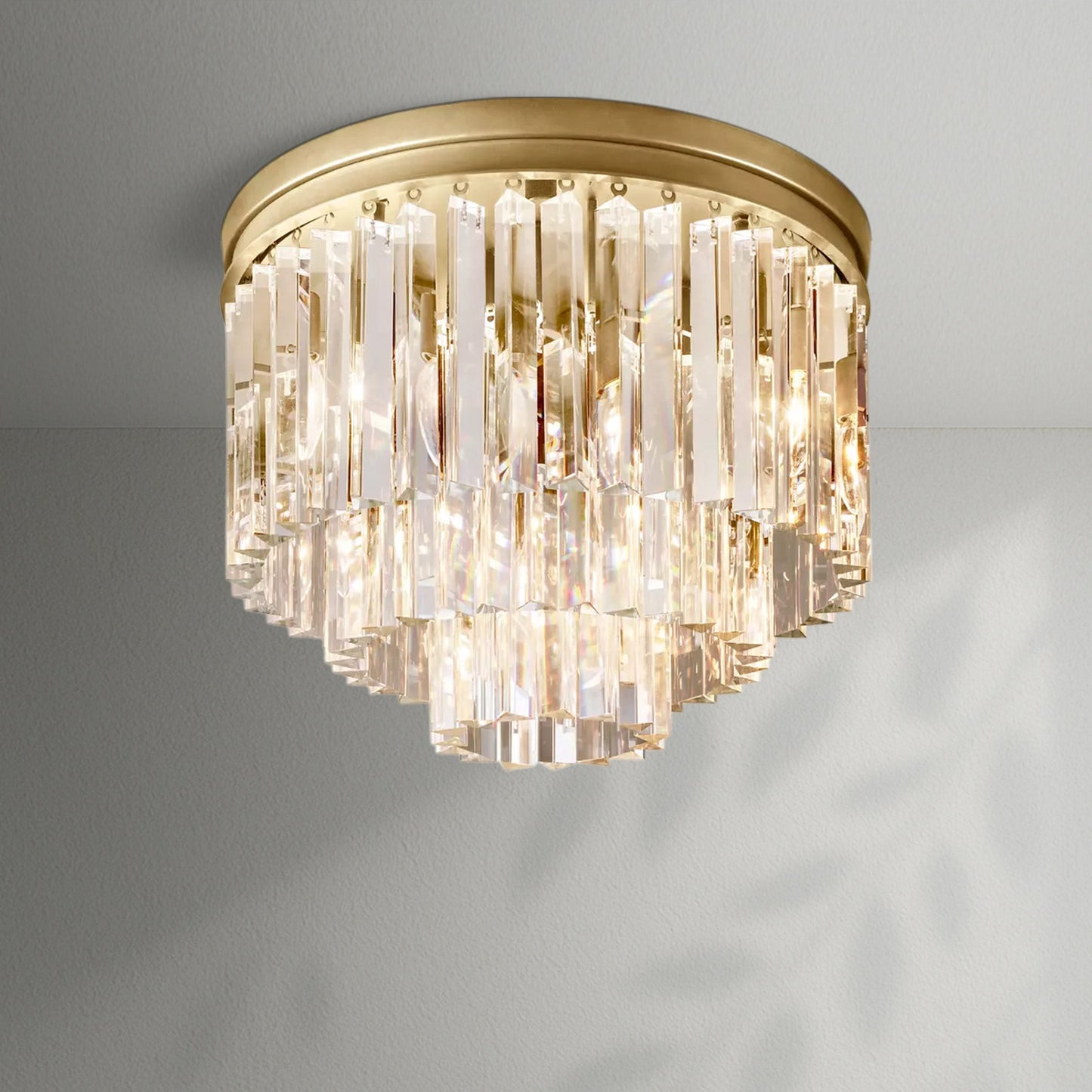 1920s Odeom Round Flushmount - Lightings Menu