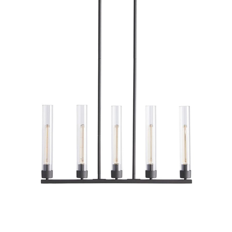Chgakle Glass Linear Chandelier