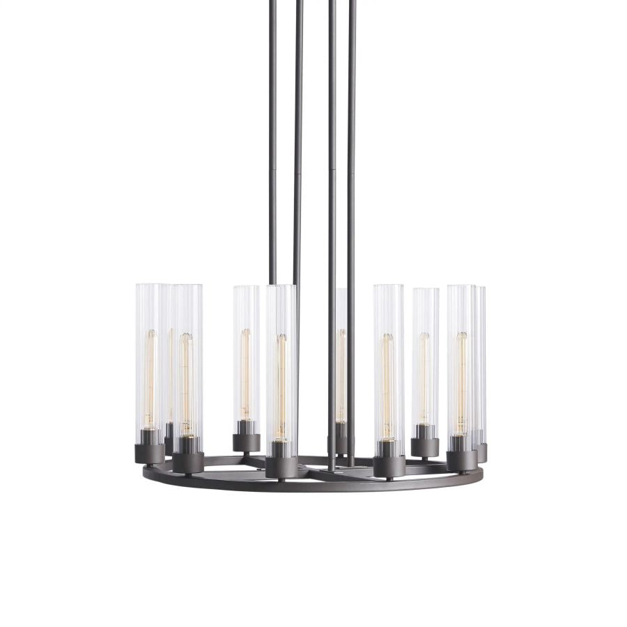 Chgakle Glass Round Chandelier