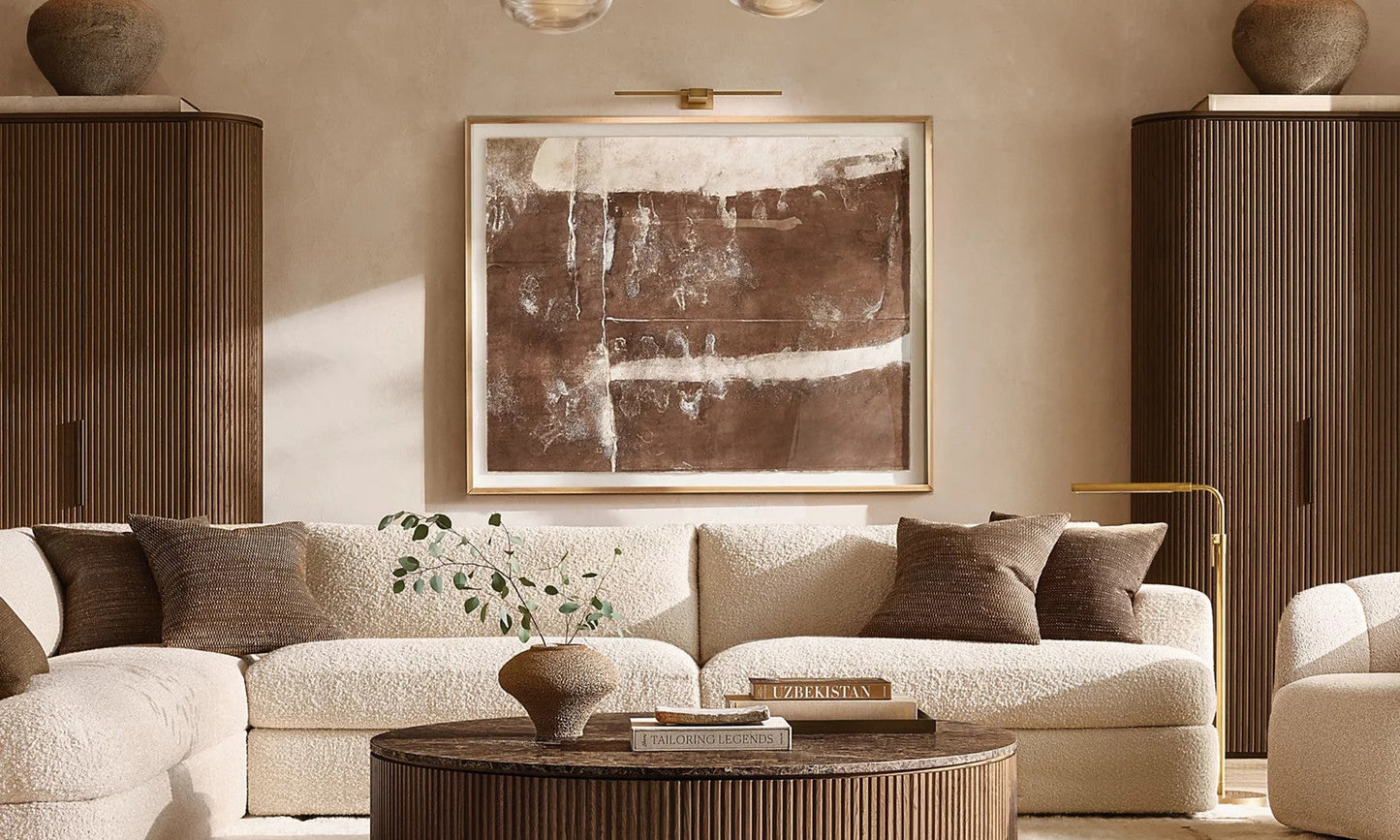 Crebat Clear Glass Mobile Linear Chandelier
