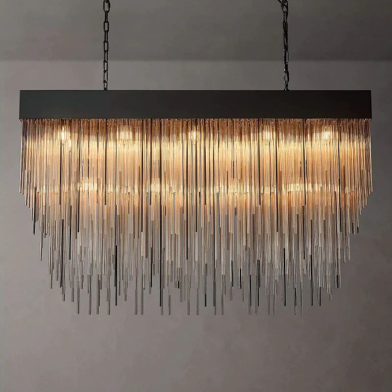 Ckorse Rectangular Chandelier 54"