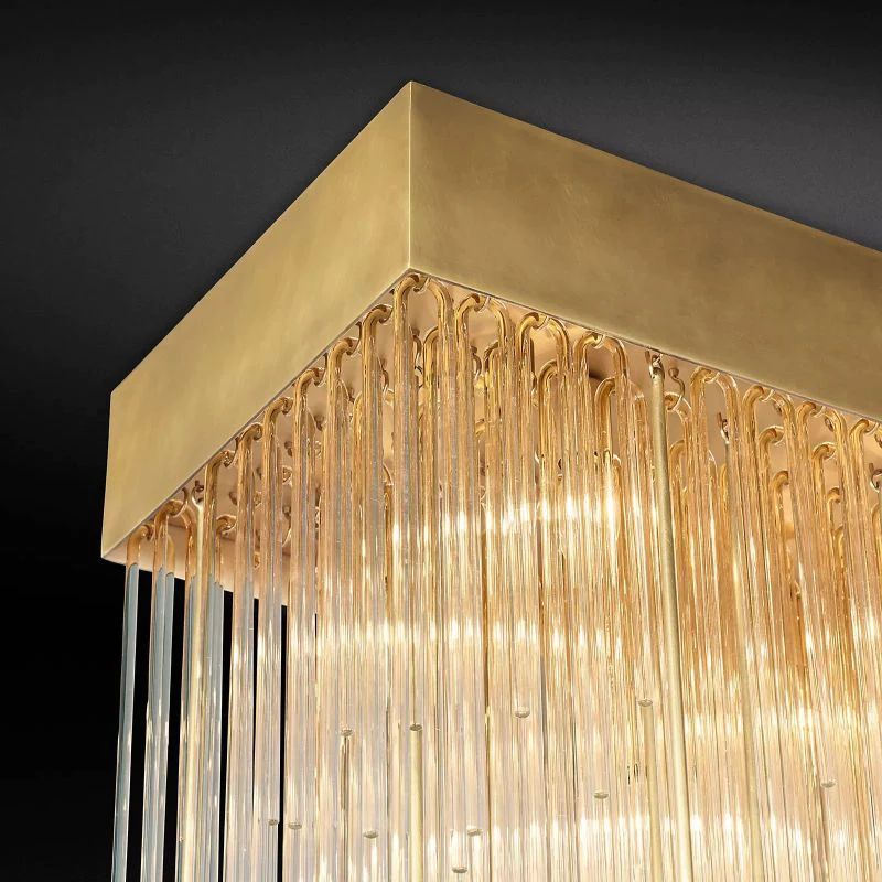 Ckorse Rectangular Chandelier 54"