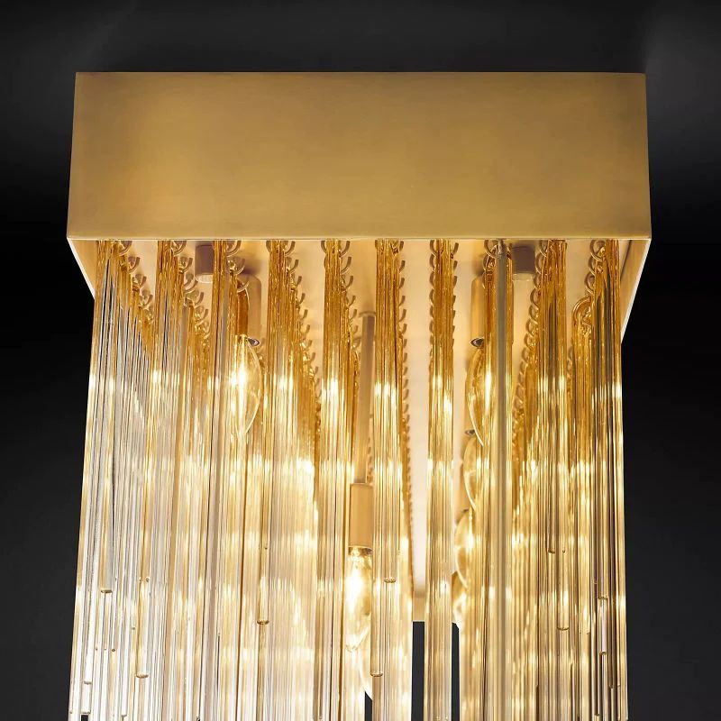 Ckorse Rectangular Chandelier 54"