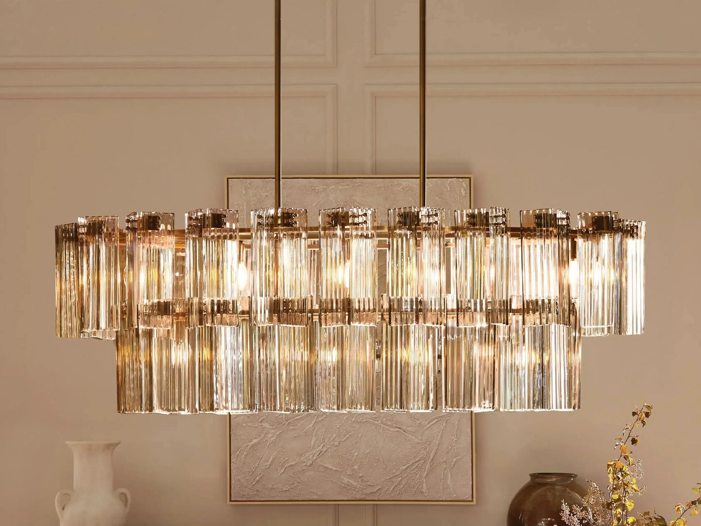 Velsie Oval Chandelier 51''63''72''