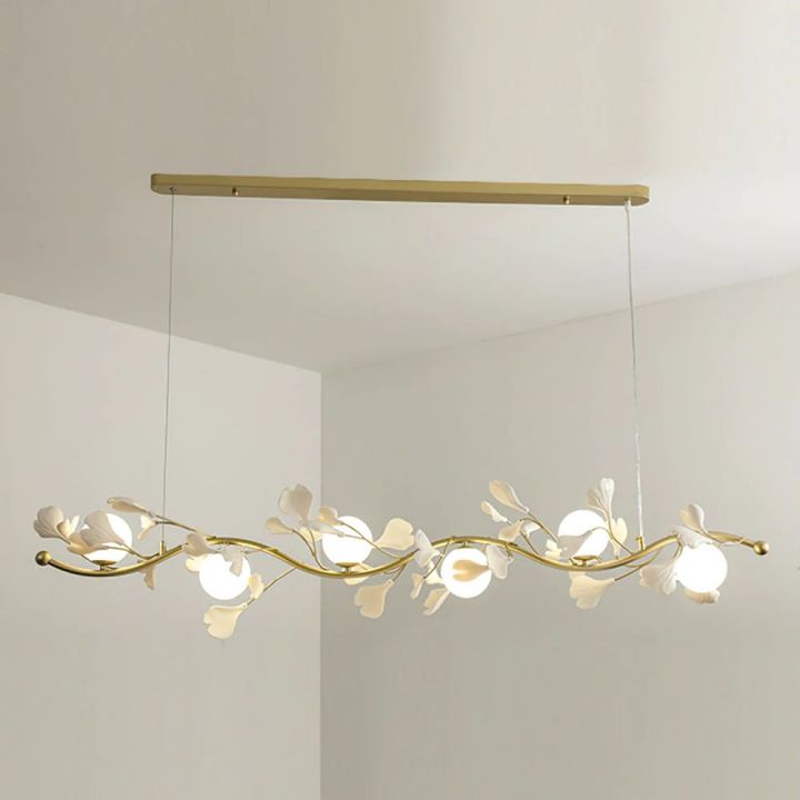 Urban Chic Gingko Linear Glass Chandelier