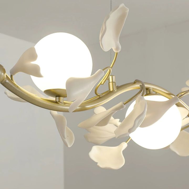 Urban Chic Gingko Linear Glass Chandelier
