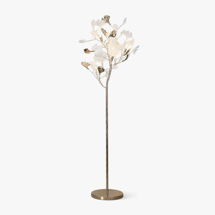 Gingko Ceramic Leaf Floor Lamp