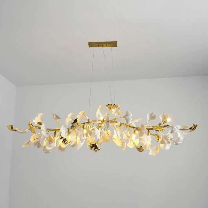 Gingko Ceramic Luxury Chandelier Style C