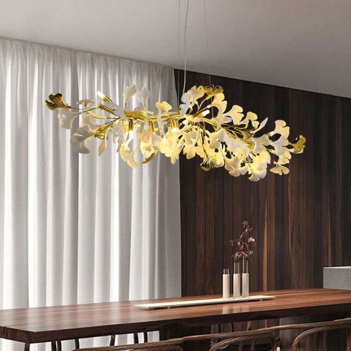 Gingko Ceramic Luxury Chandelier Style C