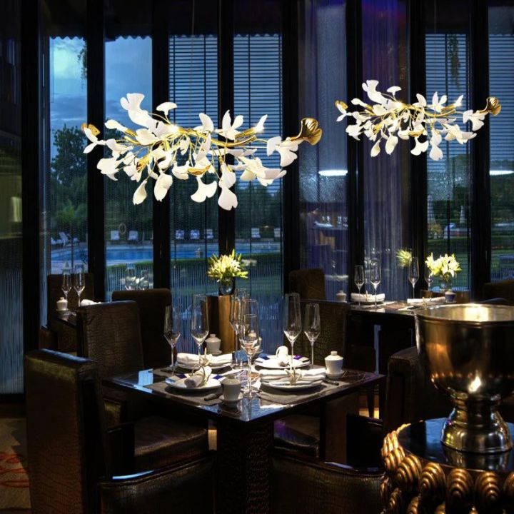 Gingko Ceramic Luxury Chandelier Style C