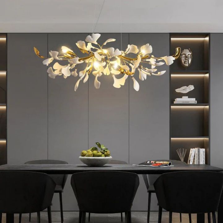Gingko Ceramic Luxury Chandelier Style C