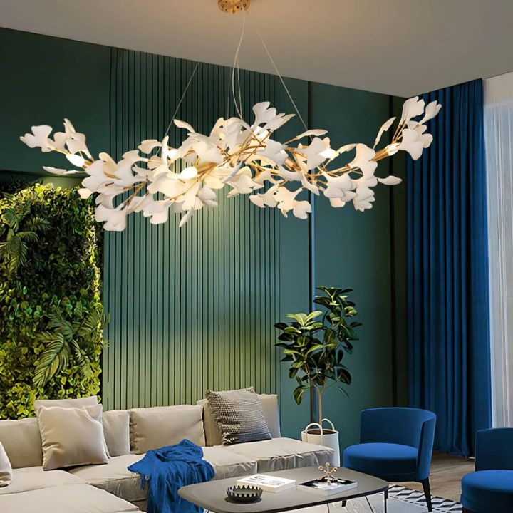 Gingko Ceramic Luxury Chandelier Style F