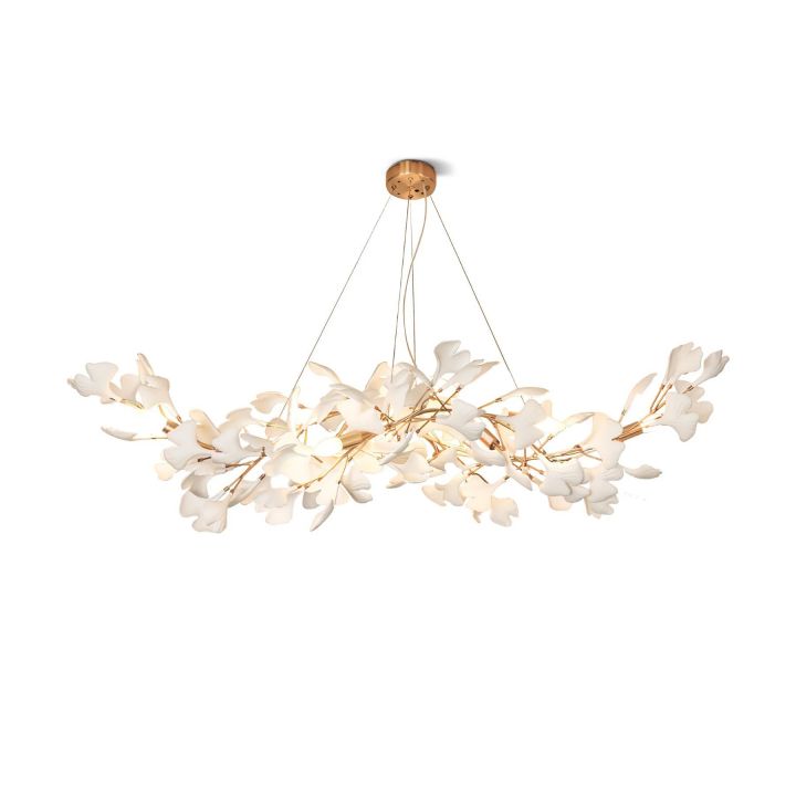 Gingko Ceramic Luxury Chandelier Style F