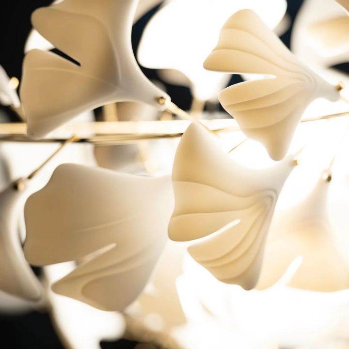 Gingko Ceramic Luxury Chandelier Style H