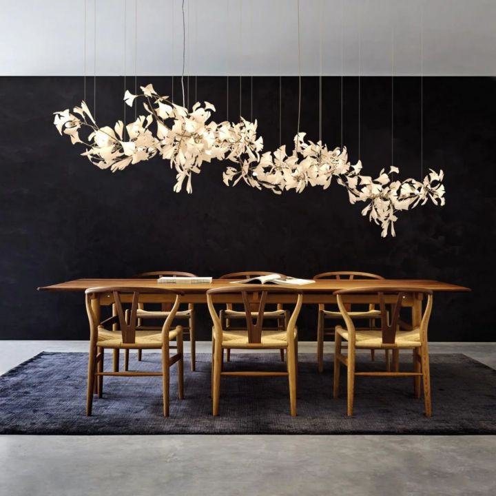Gingko Ceramic Luxury Chandelier Style H