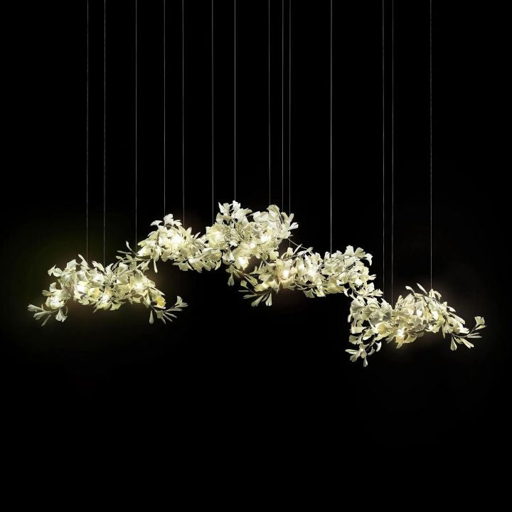 Gingko Ceramic Luxury Chandelier Style H