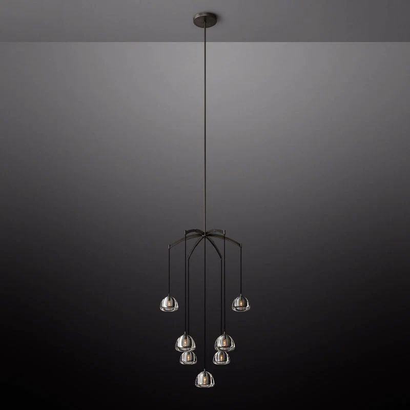 Hemispherical Round Chandelier 36''