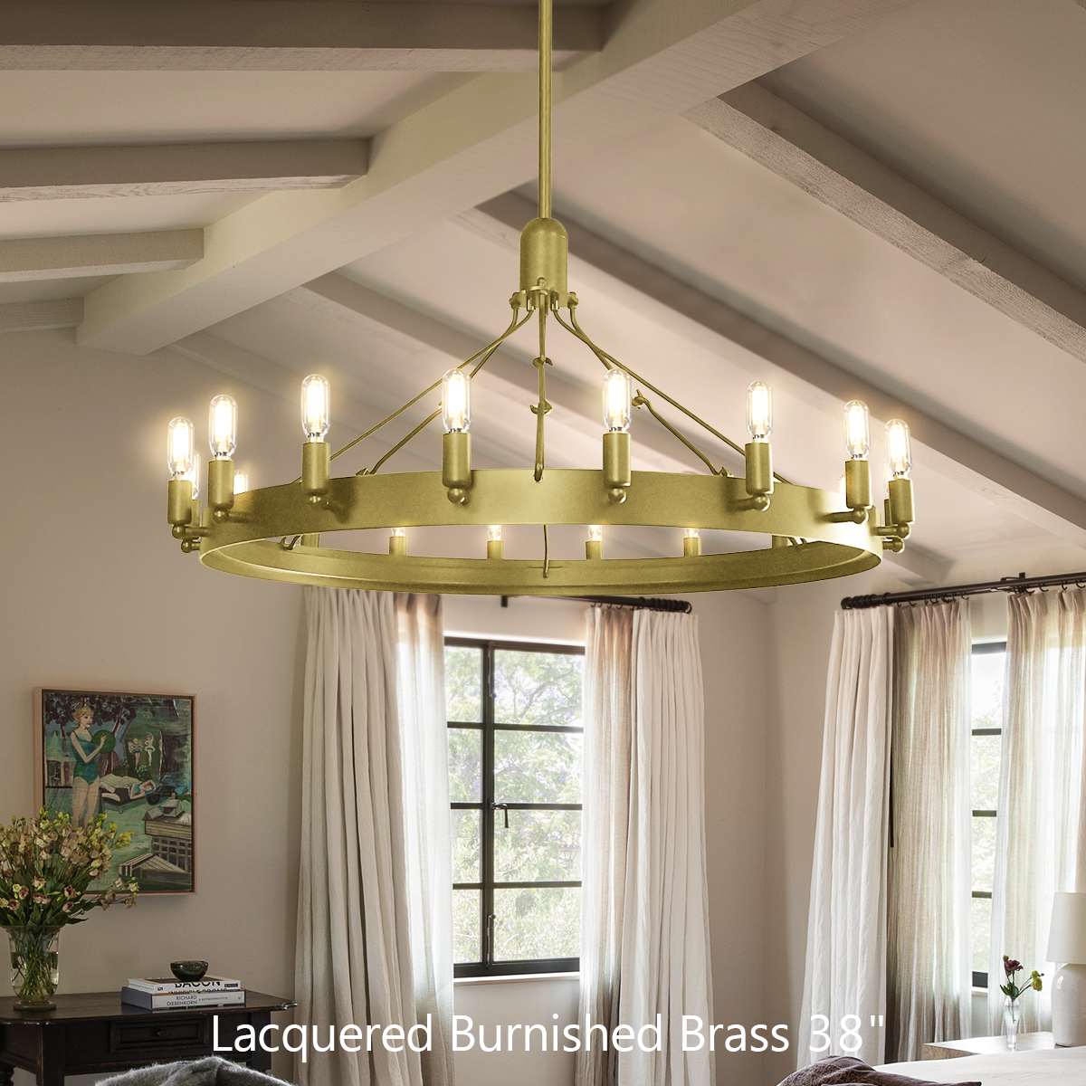 Camino Vintage Filament Rectangular Chandelier