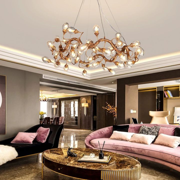 Dotus Brass Chandeliers