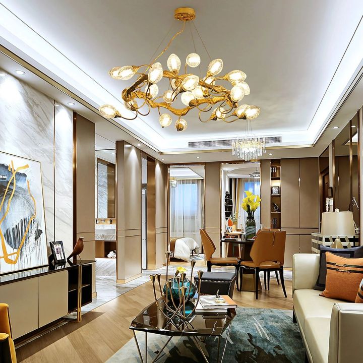 Dotus Brass Chandeliers