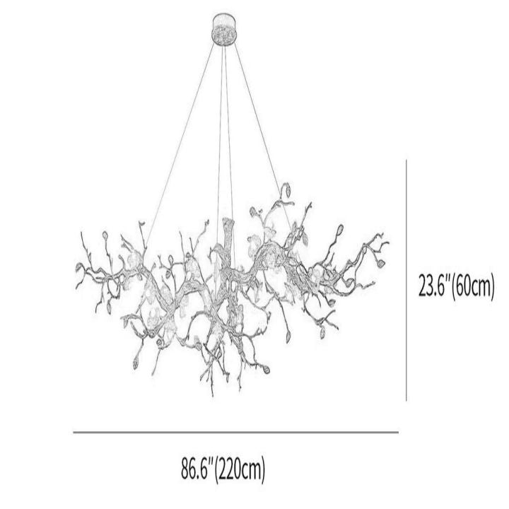 Fuxury Flower Tree Branch Chandelier