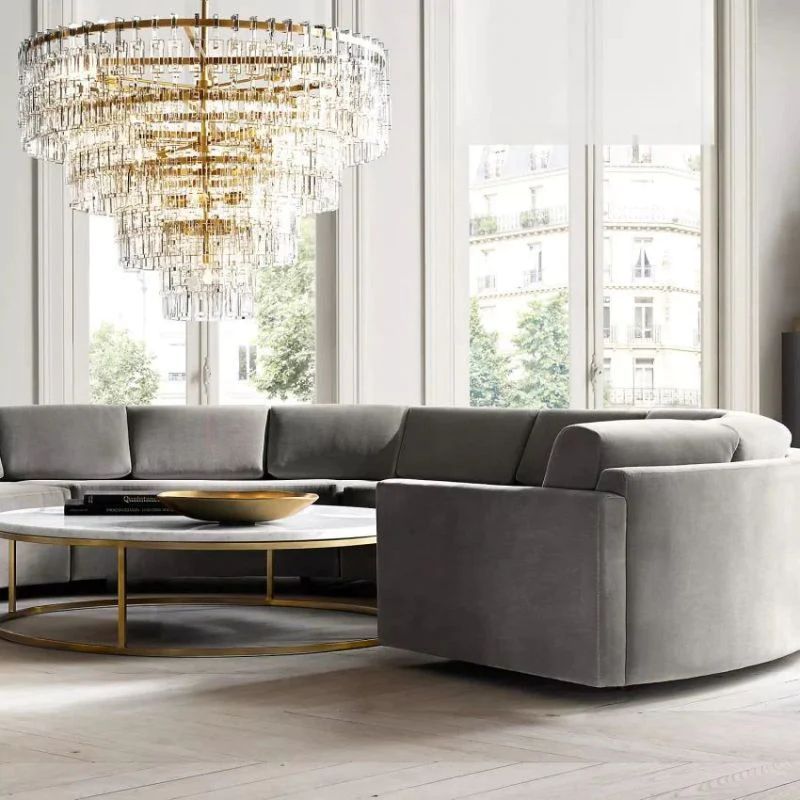Gostrik 5-Tier Round Chandelier 60"