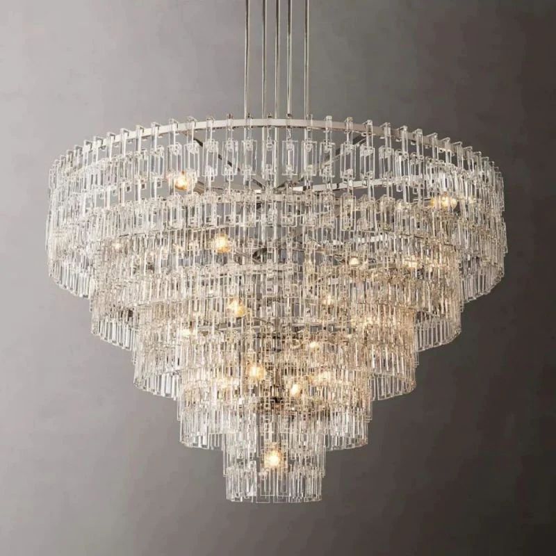 Gostrik 5-Tier Round Chandelier 60"