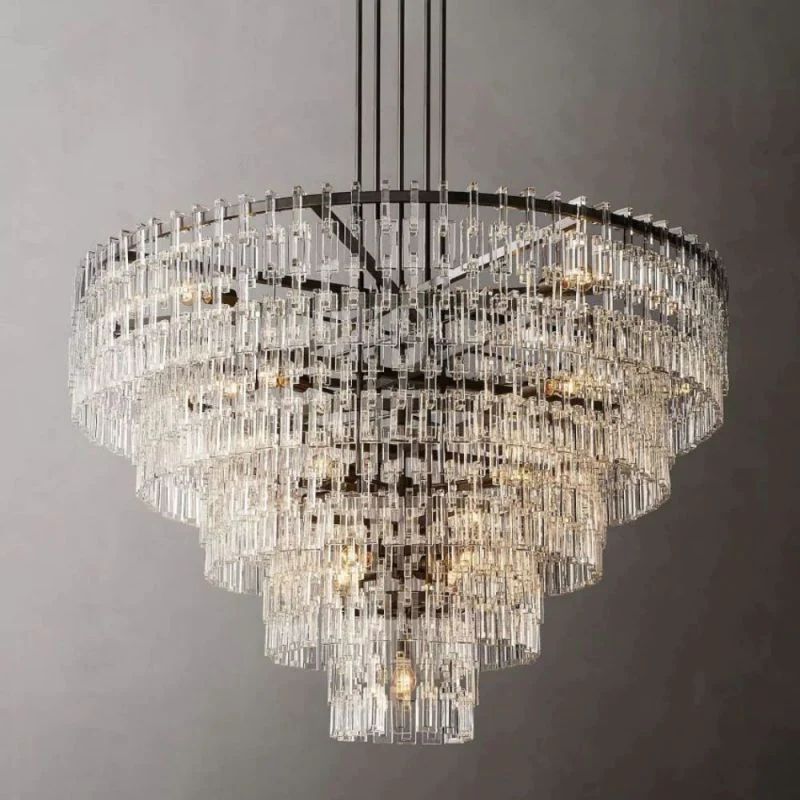 Gostrik 5-Tier Round Chandelier 60"