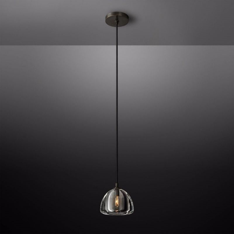Hemisphere Glass Pendant