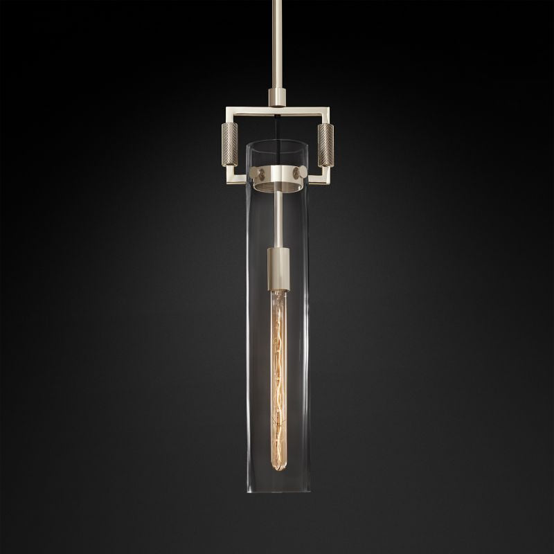 Mechanic Glass Cylinder Dining Room Pendant