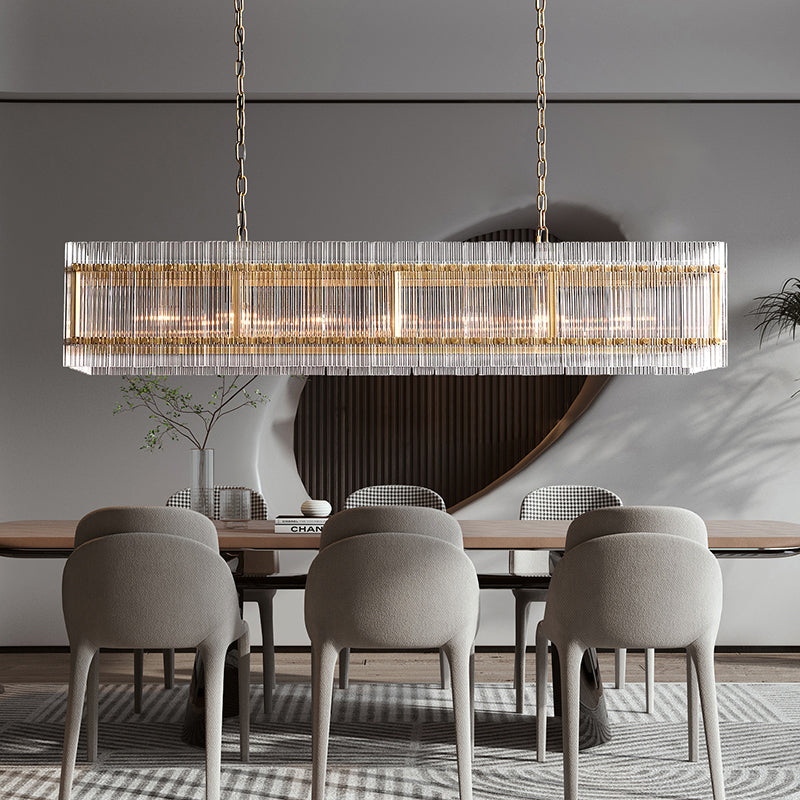 Mearin Rectangle Chandelier 54"