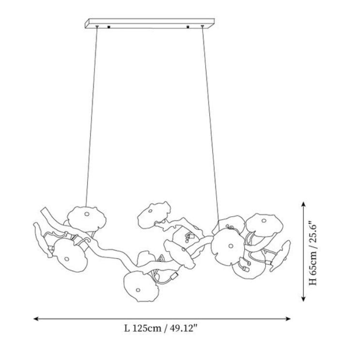 Lenufar Blooming Chandelier