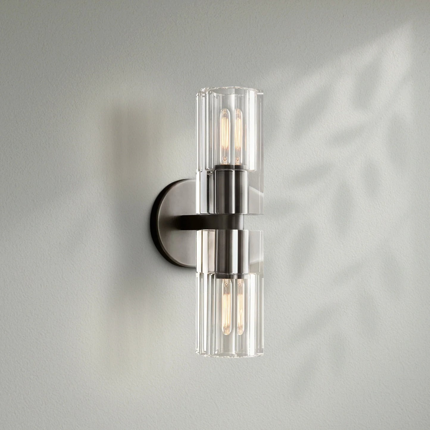 Arcachom Crystal Double Lights Wall Sconce