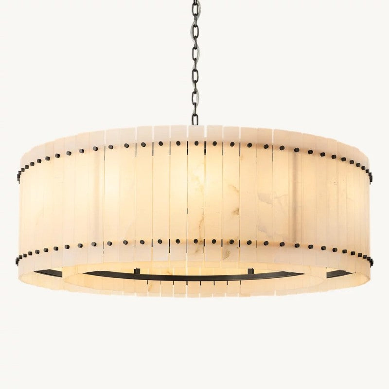 Mearin Alabaster Round Chandelier 48"