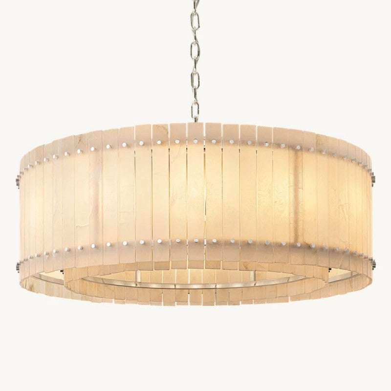 Mearin Alabaster Round Chandelier 48"