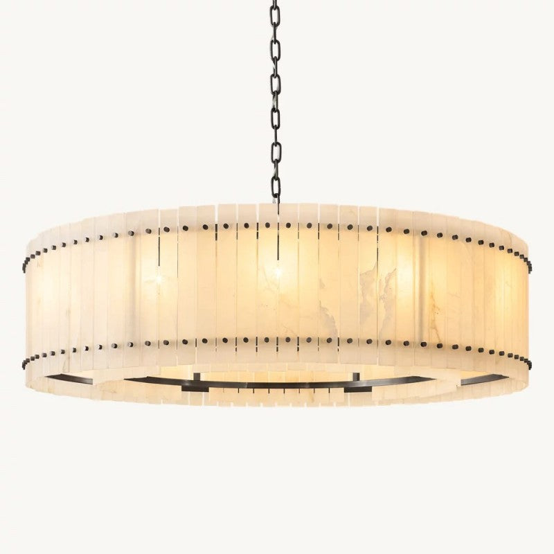 Mearin Alabaster Round Chandelier 60"