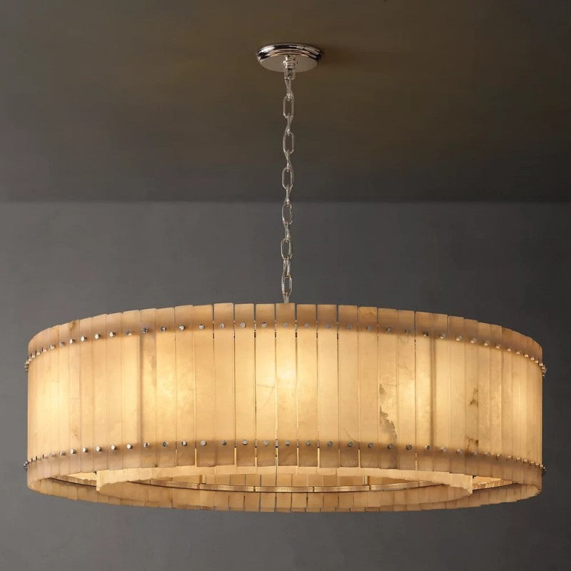 Mearin Alabaster Round Chandelier 60"