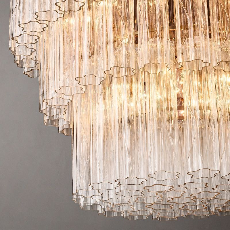 Cielo 3-Tier Round Dining Room Chandelier 36”