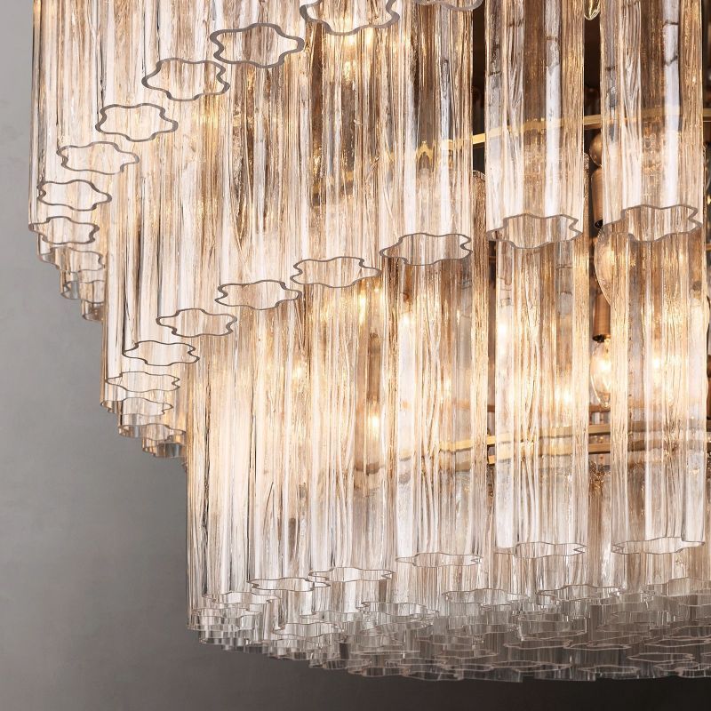 Cielo 3-Tier Round Living Room Chandelier 48”