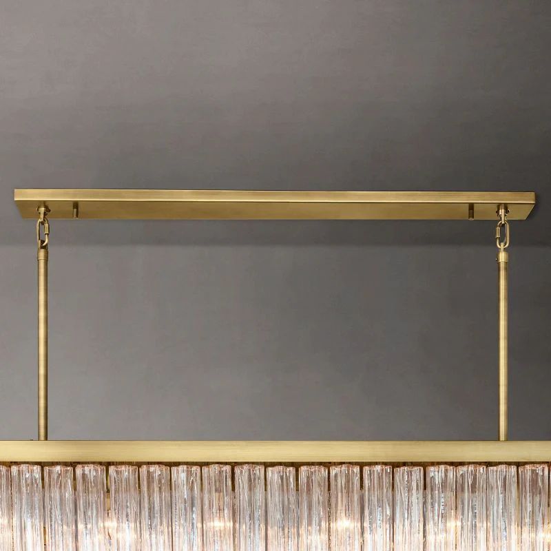 Clame Rectangular Chandelier 73”