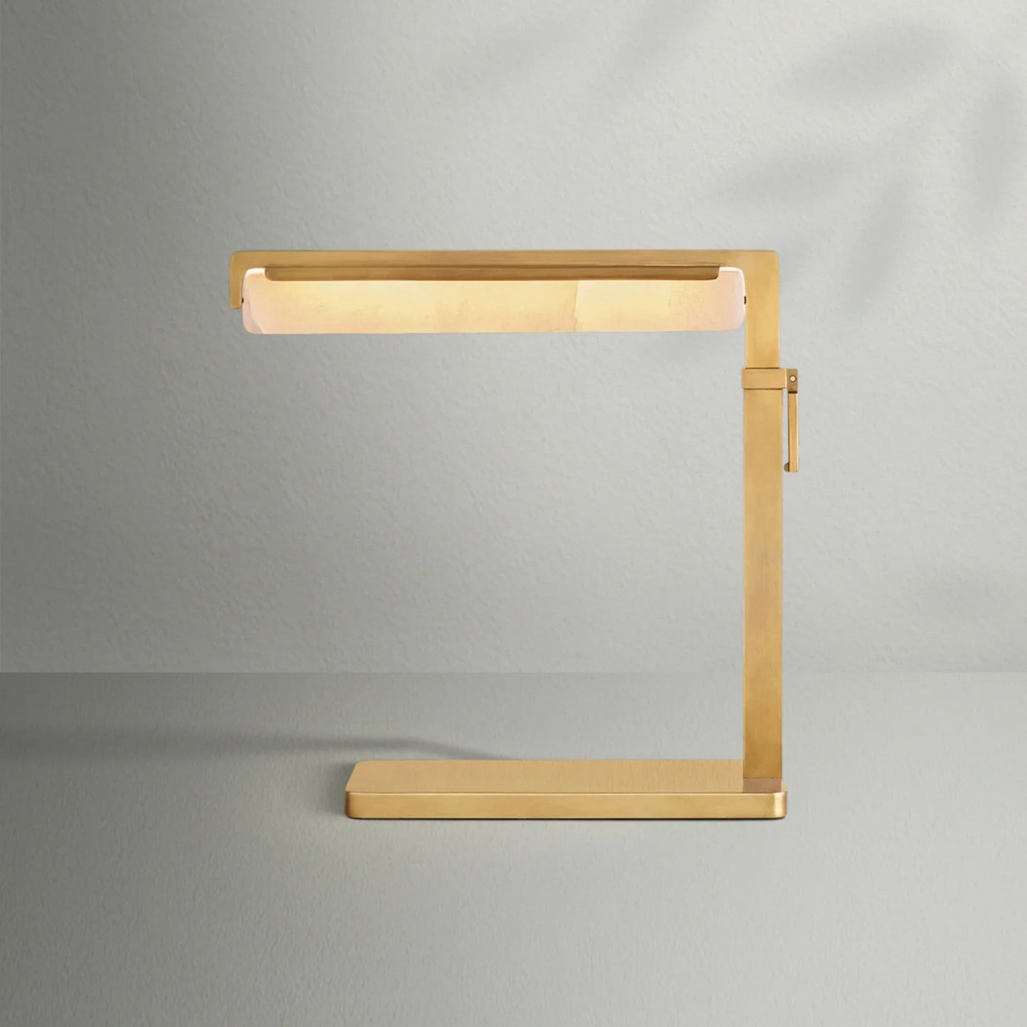 Aedubon Alabaster Task Table Lamp - Lightings Menu