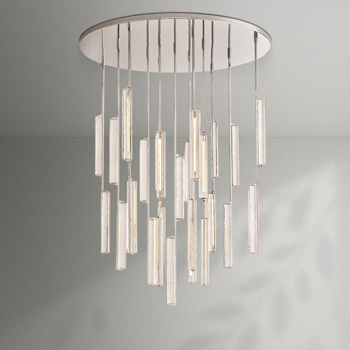 Aedubon Crystal Round Chandelier - Lightings Menu