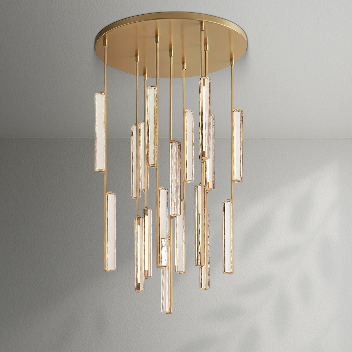 Aedubon Crystal Round Chandelier - Lightings Menu
