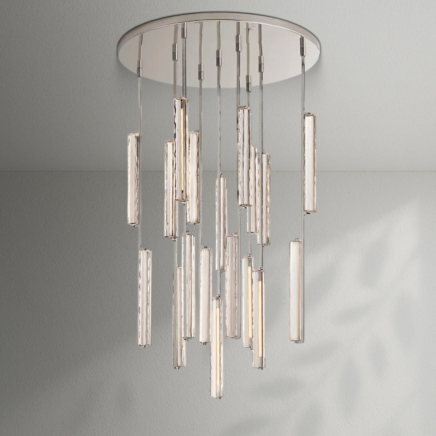 Aedubon Crystal Round Chandelier - Lightings Menu