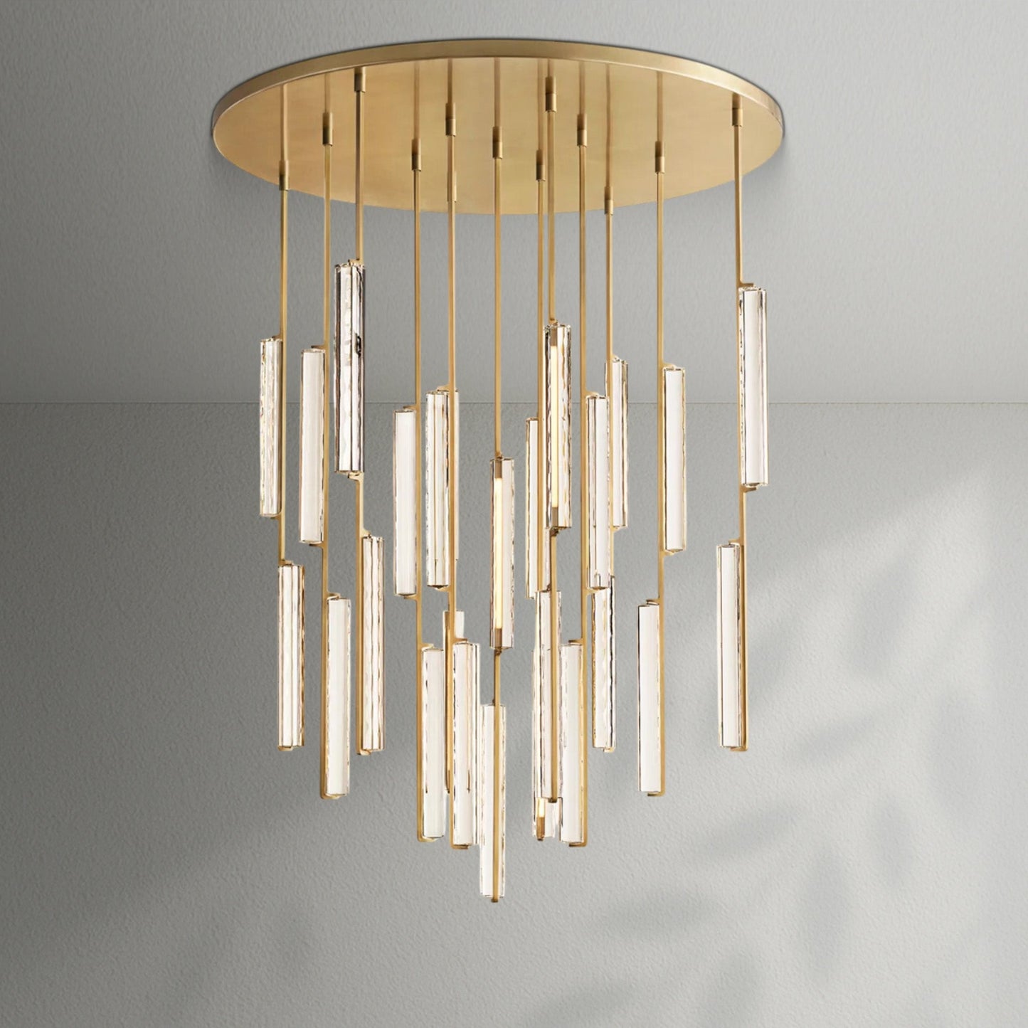 Aedubon Crystal Round Chandelier - Lightings Menu